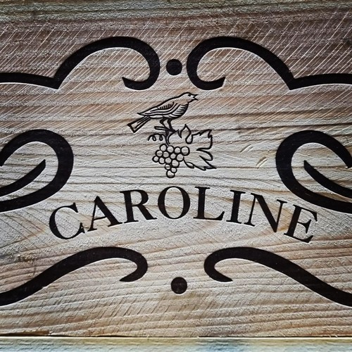 Caroline french wooden wine - caroline,