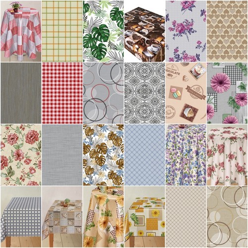 Wipe clean tablecloth pvc - ,
