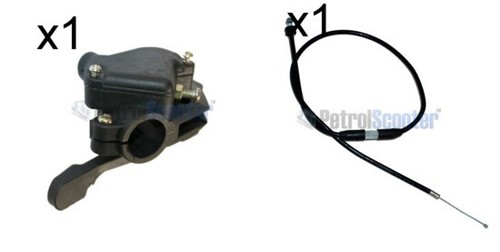 Thumb throttle cable - ,