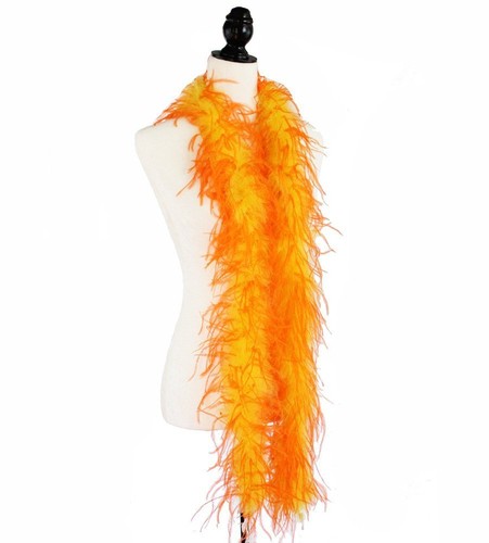 Yellow orange 1ply ostrich - 1ply,