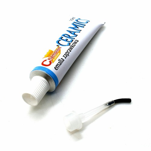 Bath white enamel - white, repair