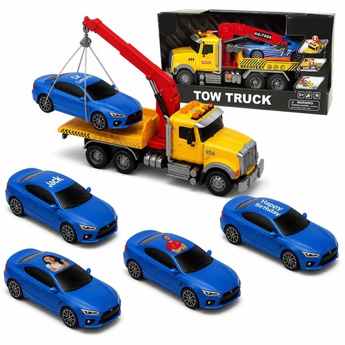 Personalised tow truck toy - tow,