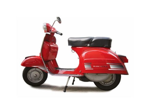 Vespa rally 200 - vespa, side