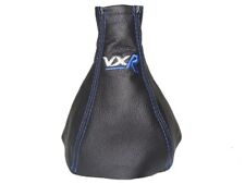 Gear Stick Gaiter For Vauxhall Vectra C 2002-2008 Leather "VXR" Blue Embroidery