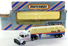 Rare Matchbox Convoy CY17 Scania Tanker Amoco Truck 1983 Diecast Model T1