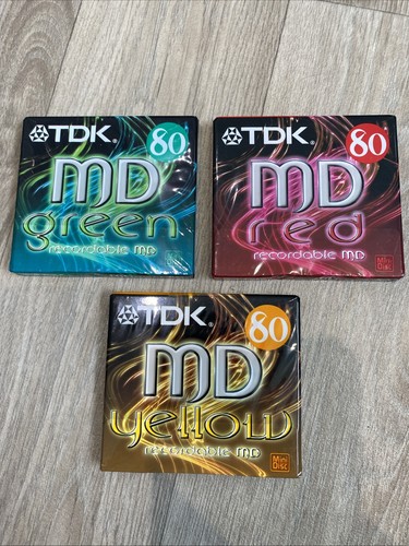 Tdk minidisc recordable - tdk,