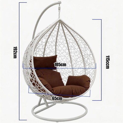 Hanging egg chair rattan - hanging,