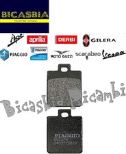 666574 - ORIGINAL Piaggio FRONT BRAKE PADS 250 300 400 MP3 - HYBRID