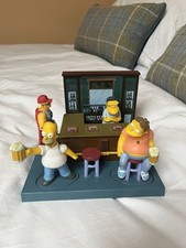Rare 2004 The Simpsons Moes Tavern Tony Ellis Wesco Alarm Clock