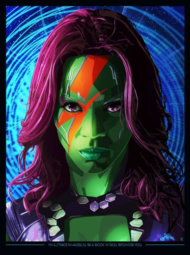 Space invader gamora - space, david