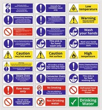 Catering Restaurant Kitchen Food Preparation Health and Safety Sign