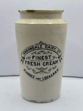 Old Annandale dairy cream pot, 13cms