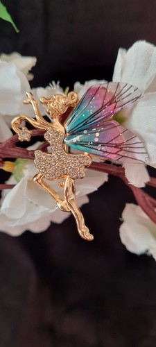 Gold alloy rhinestone and - alloy,