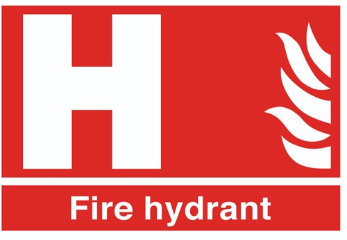 Fire information sign - information,