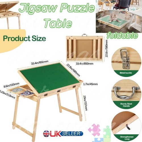 Large jigsaw puzzle - jigsaw, table