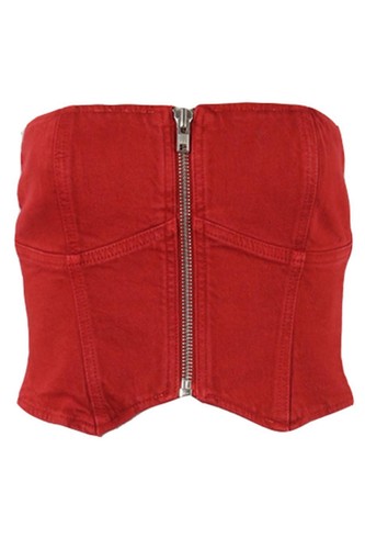 Reformation denim corset 2 - reformation,