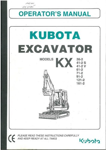 Kubota excavator kx36 - excavator, kx36-2