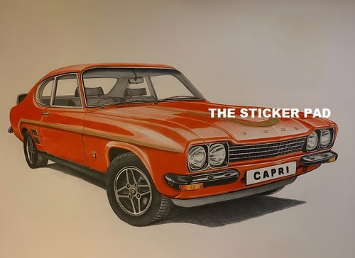 Sticker ford capri 1 - ford,