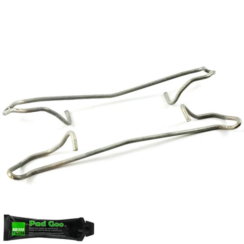Front brake pad caliper spring - front,