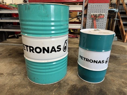 Petronas empty oil barrels - empty,