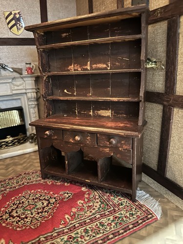 Dolls house tudor dresser - house,