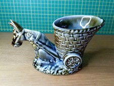 SHAMROCK POTTERY SERIES DONKEY & CART POSY BOWL