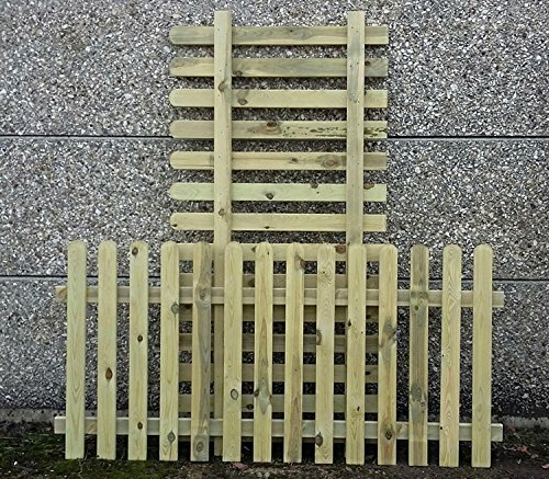Picket garden fence panels x - 2,