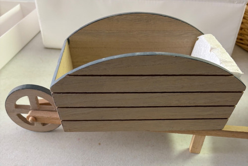 Small wooden wheelbarrow - small,