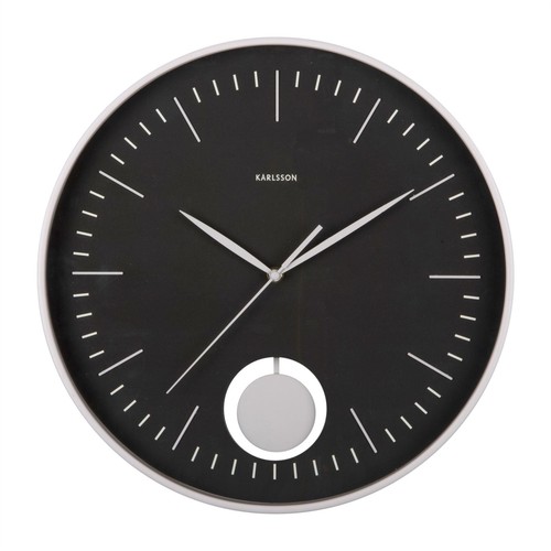 Round wall clock - wall, karlsson