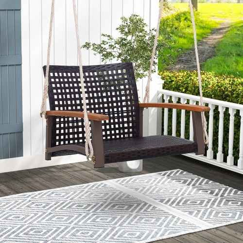 Wicker hanging swing chair - swing,