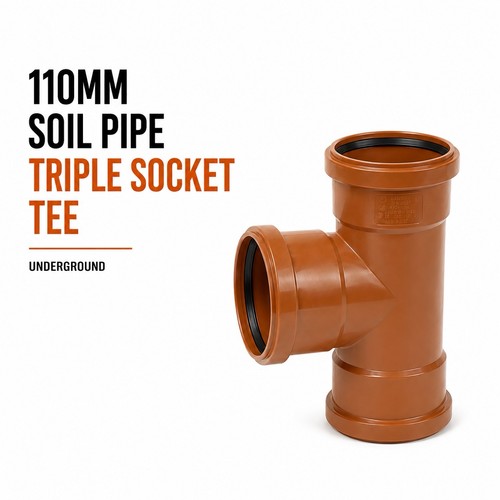 110mm underground soil pipe - 110mm,