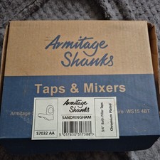 Armitage Shanks Sandringham 3/4" Bath Taps Chrome S7032AA BNIB
