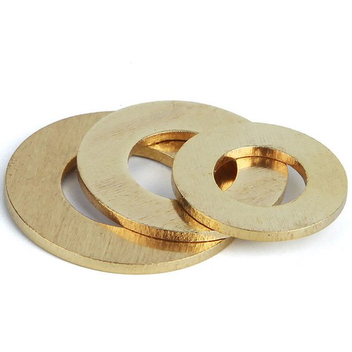 Brass flat washers - brass,