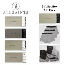 All Saints Mens Boxer Shorts Briefs Soft Cotton Underwear 3 Pack Gift Set Boxers