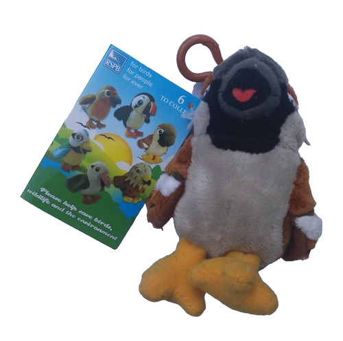 Rspb birds keyring sparrow - ~, ~