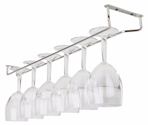 Chrome glass hanger wine - chrome,