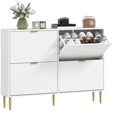 HOMCOM Slim Shoe Storage