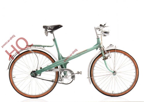 Picture postcard bicycle - picture, postcard: