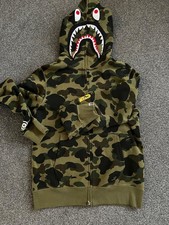 BAPE Camo Shark Hoodie (With