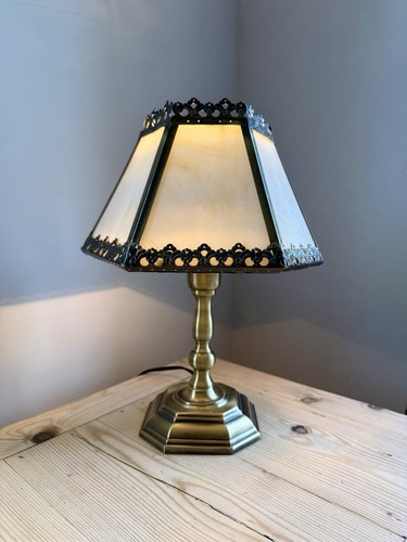 Tiffany style slag - style, table