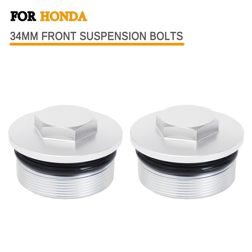 Front fork bolt caps for - fork, honda