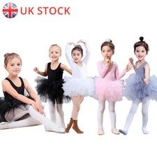 Girls Kid Ballet Tutu Dress Skirt Gymnastics Leotard Dancewear Ballerina Costume