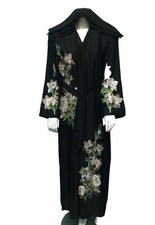 Women's Black Open Front