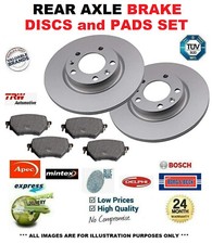 REAR AXLE BRAKE DISCS and PADS for CITROEN BERLINGO MULTISPACE Electric 2017-on