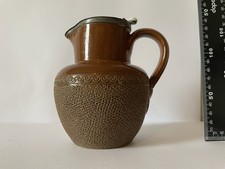 Rare Vintage Lovatt Langley Mills Lidded Jug Osbourne Ware England Unusual Retro