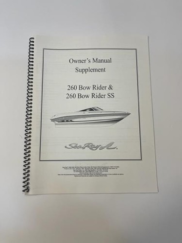 Owner manual supplement - supplement,