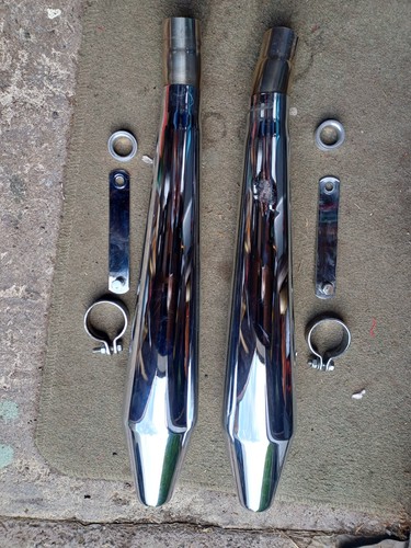 Triumph t120 t100 - t120, silencers