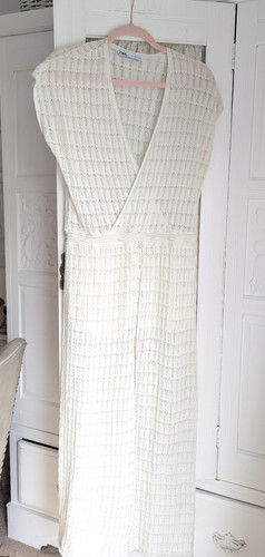 Zara cream fine crochet lace - cream,