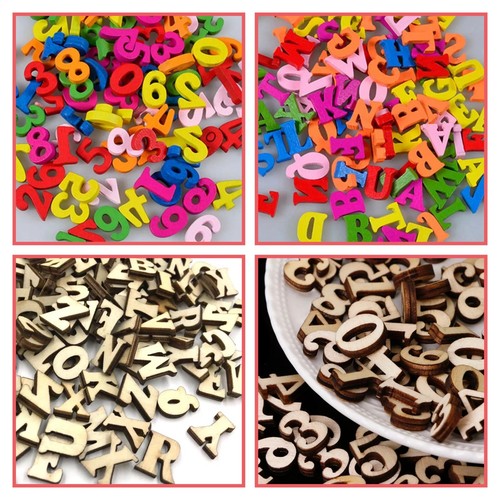 Wooden letters numbers sizes - wooden,