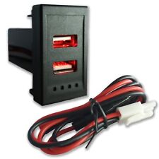 RED VW T4 Transporter Caravelle Eurovan USB Charger Dash Blank Switch Twin Dual
